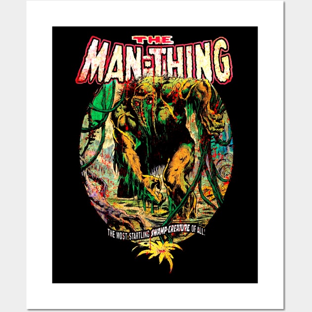 MAN-THING 1974 Wall Art by gulymaiden